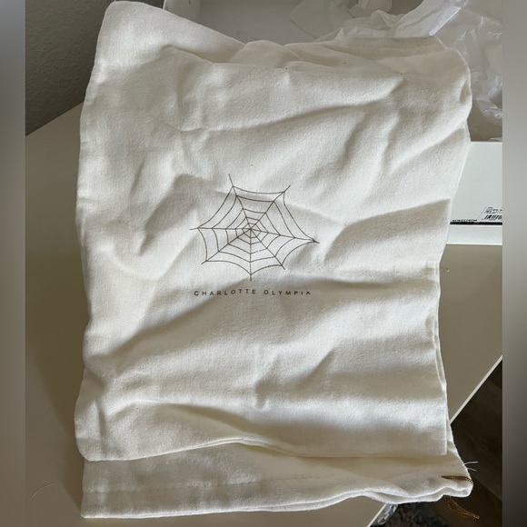 Charlotte Olympia Sabrina Black Platform with Gold Shoes size 6 - Picture 11 of 13